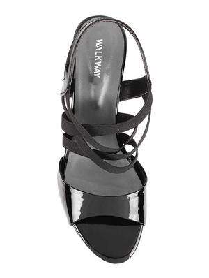 black back strap sandals - 16083753 - Standard Image - 4