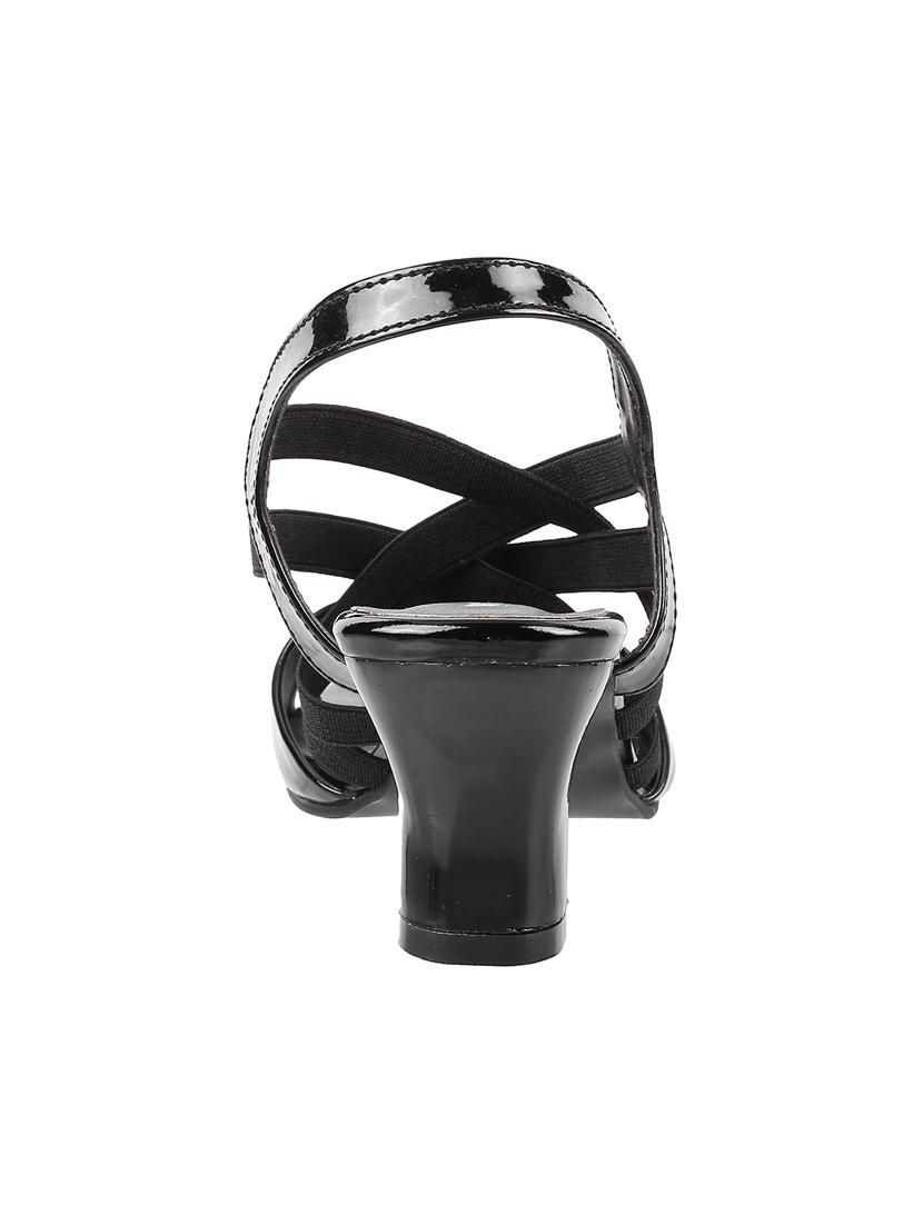 black back strap sandals - 16083753 - Zoom Image - 3