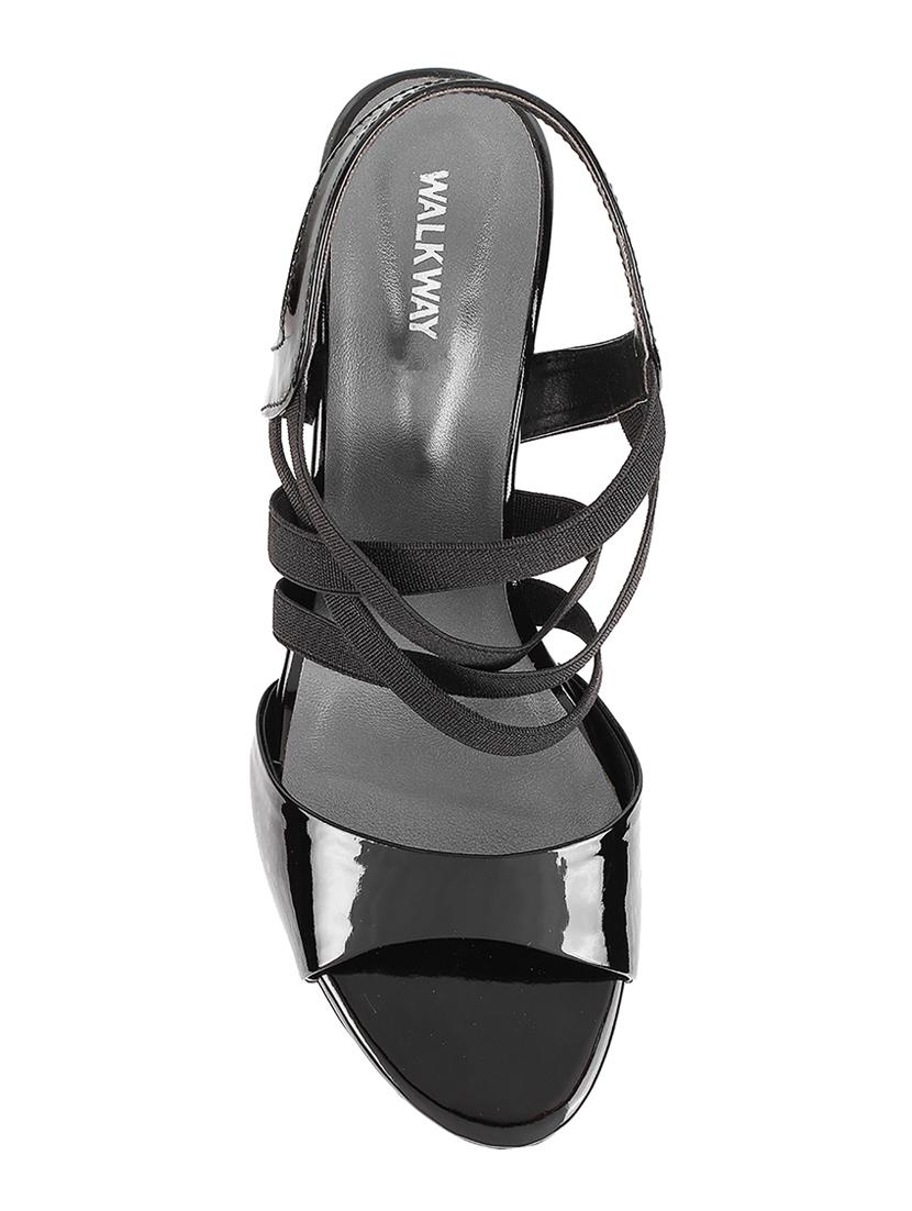 black back strap sandals - 16083753 - Zoom Image - 4