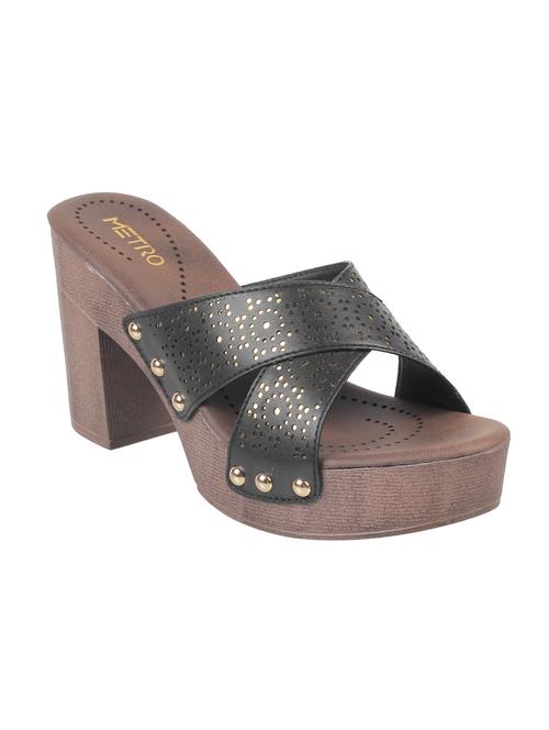 black platforms sandals - 16083917 - Standard Image - 1