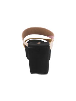 pink flat forms sandal - 16083948 - Standard Image - 3