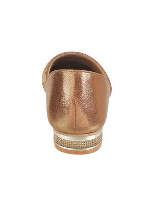 gold closed back sandals - 16084076 - Standard Image - 3