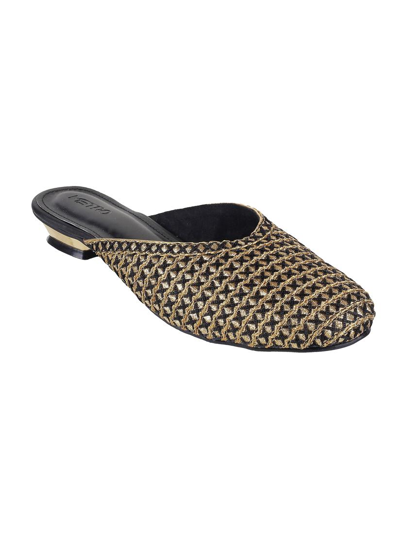 black slip on mules - 16084232 - Zoom Image - 1