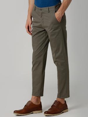 green cotton chinos casual trouser - 16086041 - Standard Image - 2