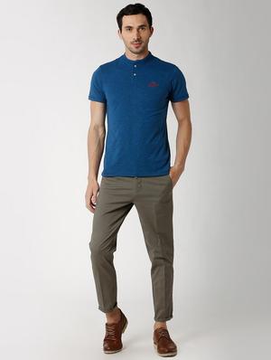 green cotton chinos casual trouser - 16086041 - Standard Image - 4
