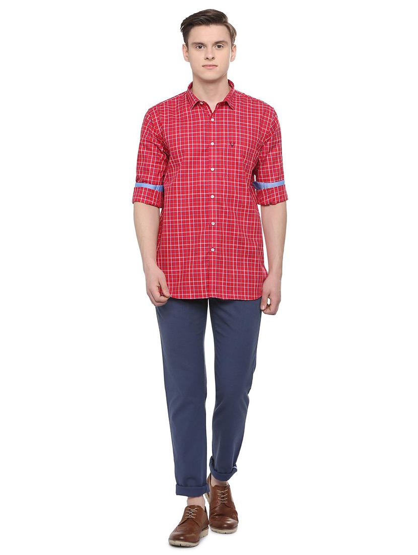 red checkered casual shirt - 16086075 - Zoom Image - 3