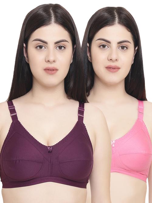 set of 2 bow patch bras - 16087228 - Standard Image - 1
