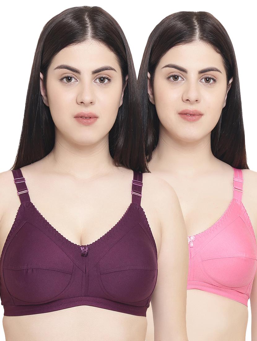 set of 2 bow patch bras - 16087228 - Zoom Image - 1