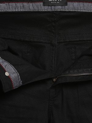 black solid chinos - 16087901 - Standard Image - 5