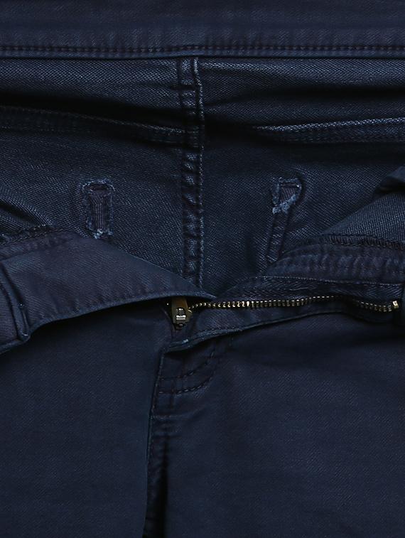 blue solid chinos - 16087905 - Zoom Image - 5