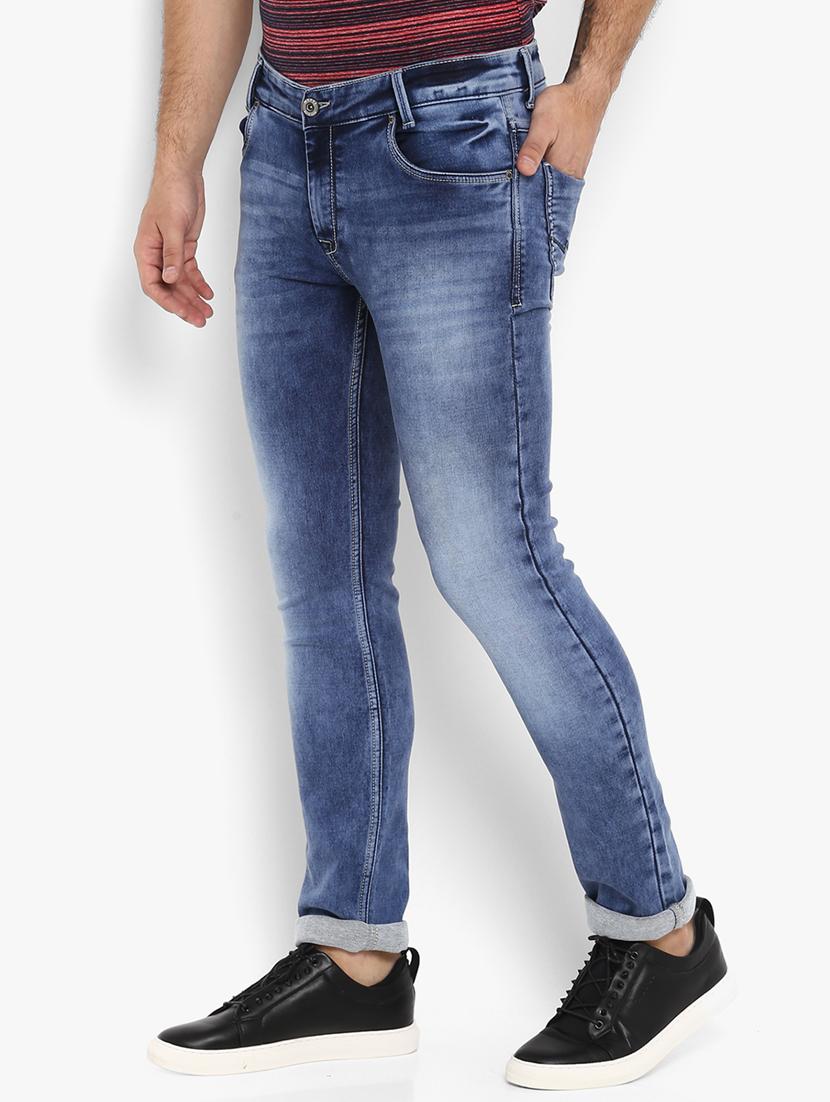 blue heavy washed jeans - 16087910 - Zoom Image - 2