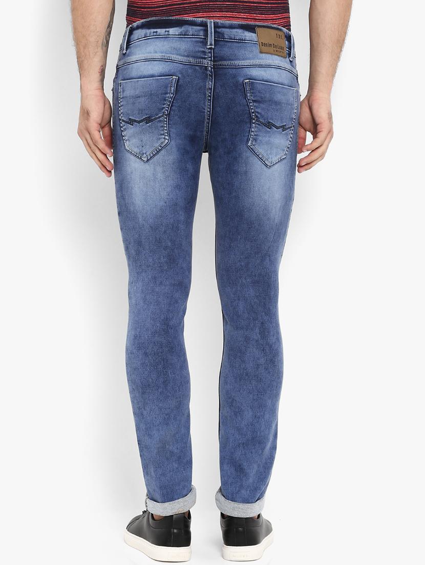 blue heavy washed jeans - 16087910 - Zoom Image - 3