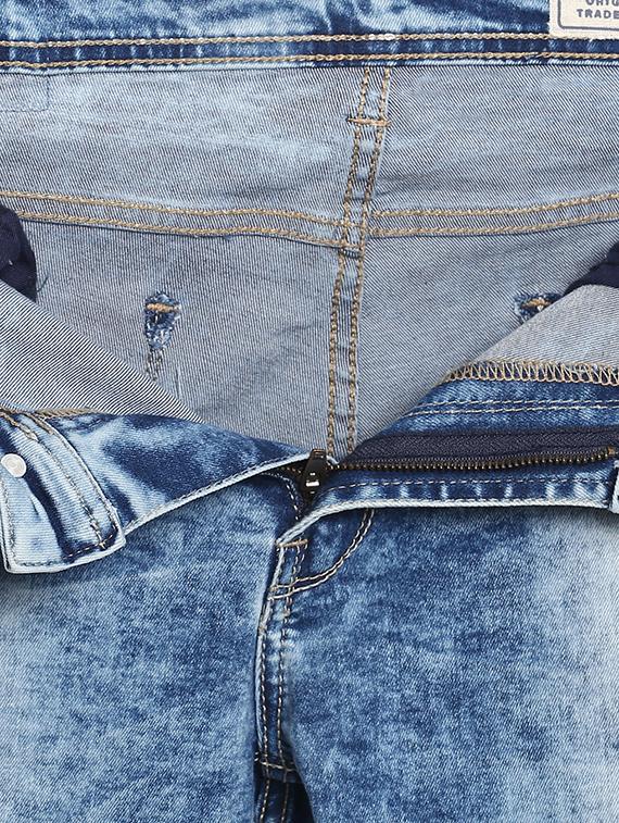 blue heavy washed jeans - 16087925 - Zoom Image - 5