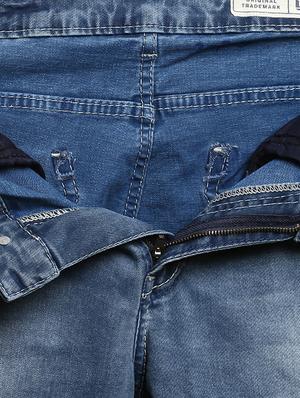 blue heavy washed jeans - 16087926 - Standard Image - 5
