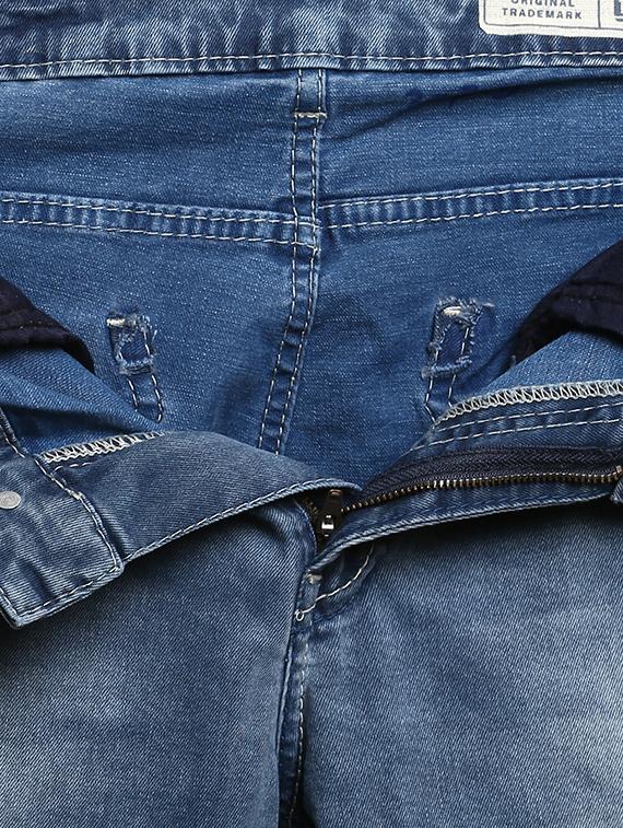 blue heavy washed jeans - 16087926 - Zoom Image - 5