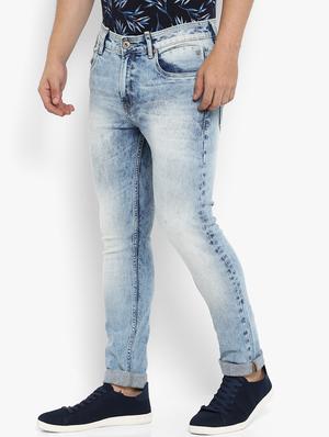 blue heavy washed denim jeans - 16087928 - Standard Image - 2