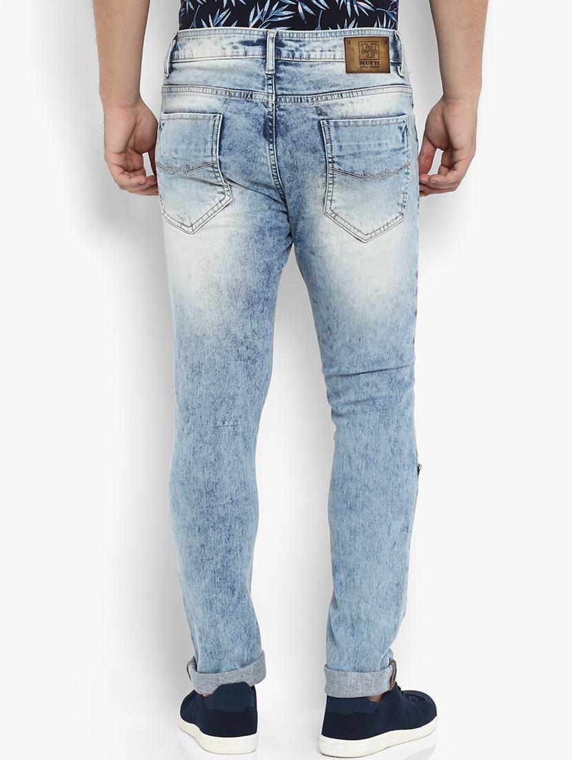 blue heavy washed denim jeans - 16087928 - Zoom Image - 3