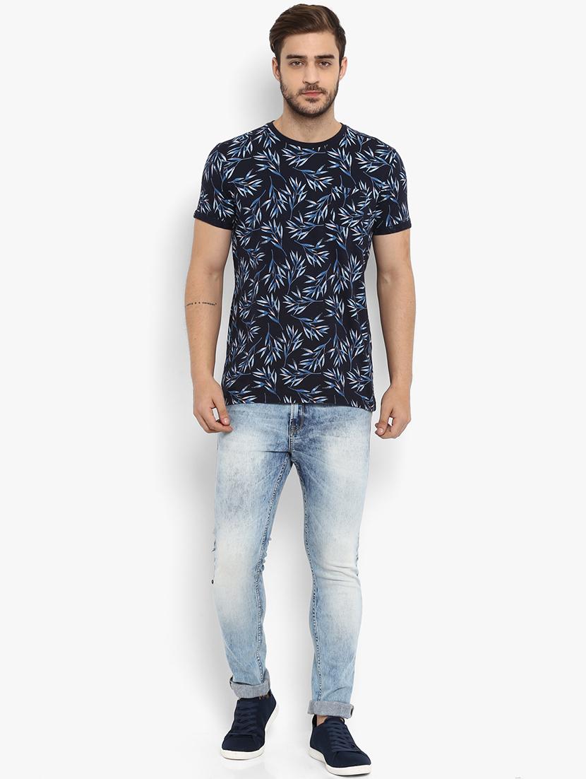 blue heavy washed denim jeans - 16087928 - Zoom Image - 4