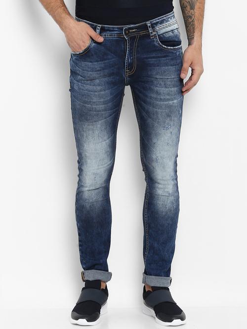 blue heavy washed jeans - 16087934 - Standard Image - 1