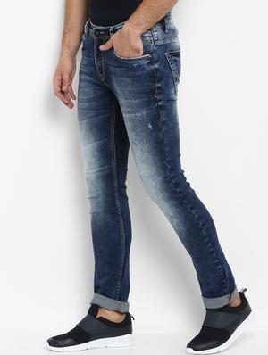 blue heavy washed jeans - 16087934 - Standard Image - 2