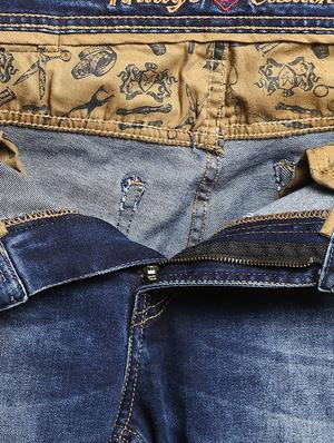 blue heavy washed jeans - 16087934 - Standard Image - 5