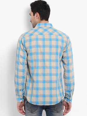 multicolor checkered casual shirt - 16087951 - Standard Image - 3