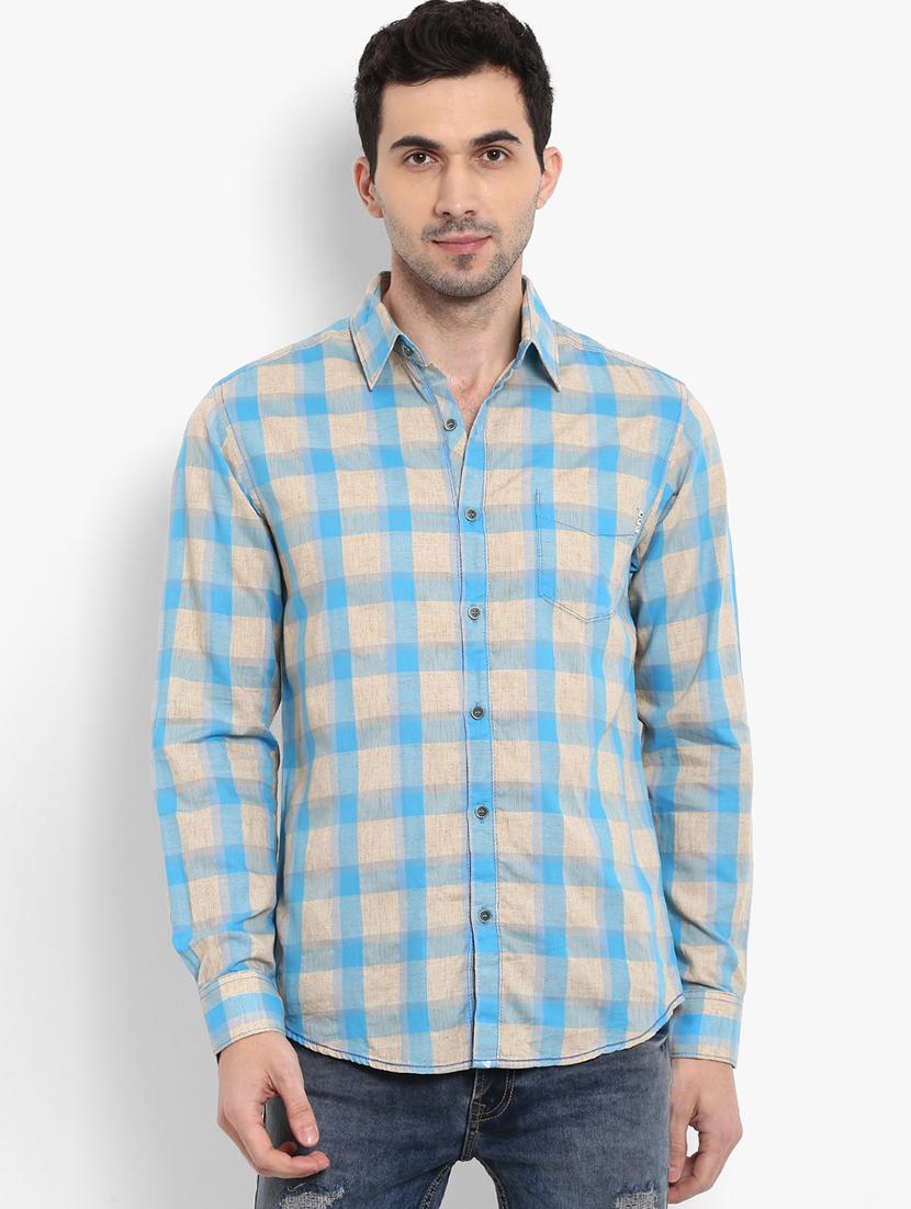 multicolor checkered casual shirt - 16087951 - Zoom Image - 1