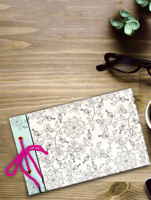 sehaz artworks leaves photo album diy handmade album scrapbook for anniversary, wedding, travelling, baby shower - 16088106 - Standard Image - 1