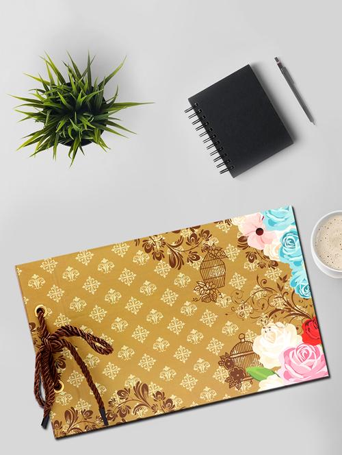 sehaz artworks cage photo album diy handmade album scrapbook for anniversary, wedding, travelling, baby shower - 16088126 - Standard Image - 1
