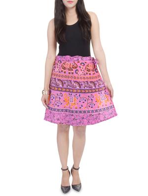 high rise wrap skirt - 16090875 - Standard Image - 4