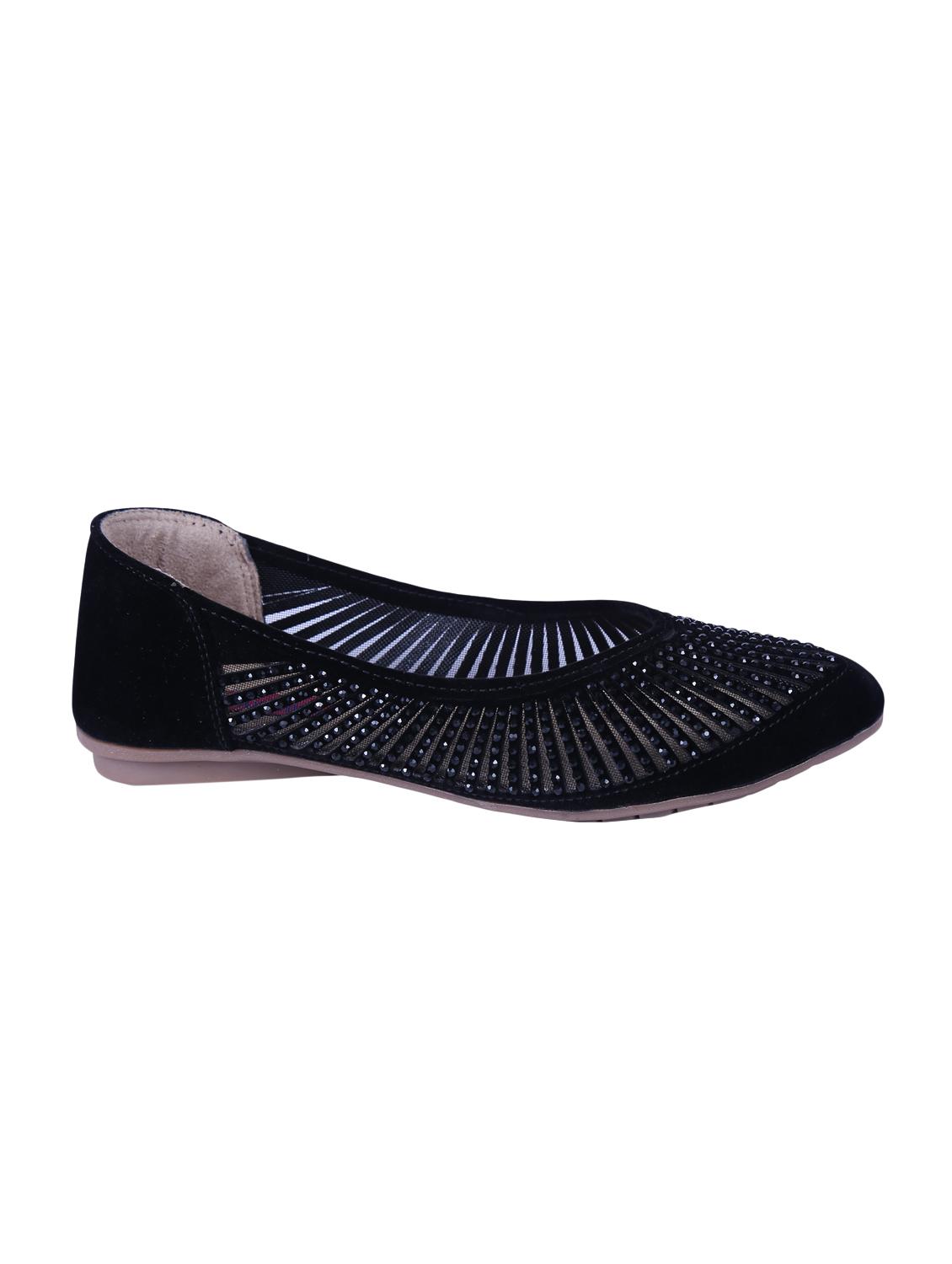 black slip on ballerinas - 16091054 - Zoom Image - 2