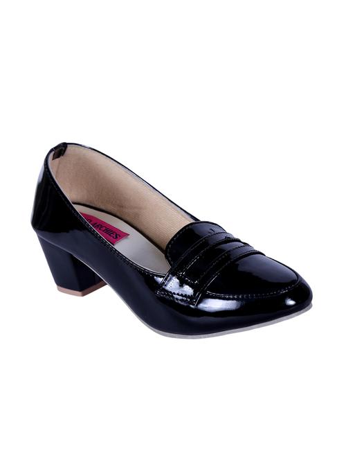 black slip on formal shoes - 16091293 - Standard Image - 1