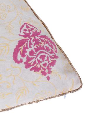 ivory hand block printed reversible cushion cover - 16091316 - Standard Image - 5