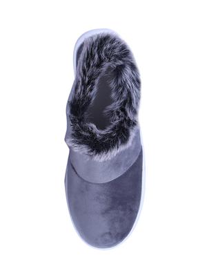 grey slip on casual shoes - 16091429 - Standard Image - 3