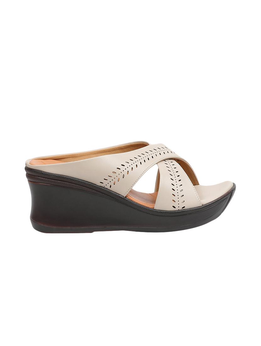 beige platforms wedges - 16092448 - Zoom Image - 2