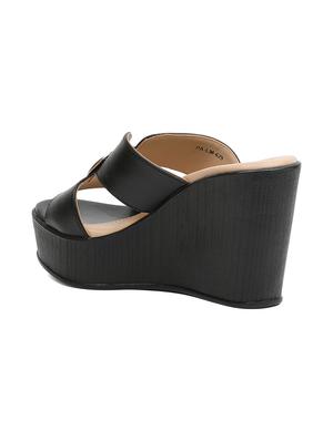 black platforms wedges - 16092456 - Standard Image - 3