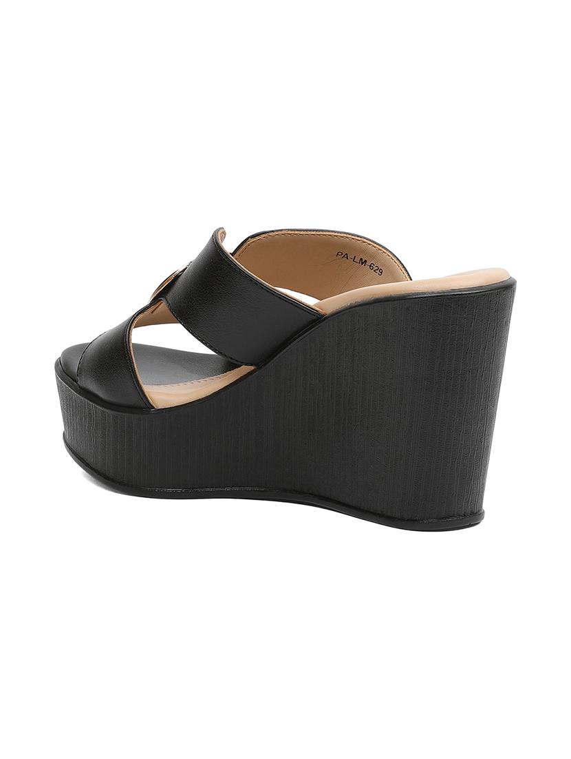 black platforms wedges - 16092456 - Zoom Image - 3