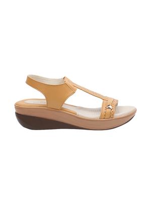 tan back strap wedges - 16092475 - Standard Image - 2