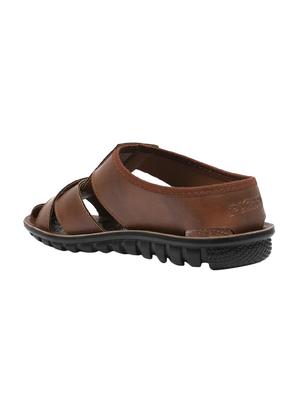 tan slip on sandals - 16092702 - Standard Image - 3