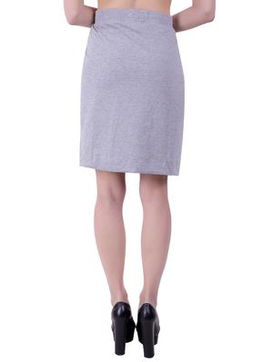 high rise melange skirt - 16093078 - Standard Image - 3