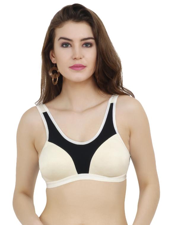 color block sports bra - 16093087 - Zoom Image - 1