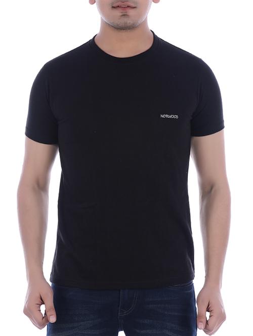 black solid t-shirt - 16094234 - Standard Image - 1