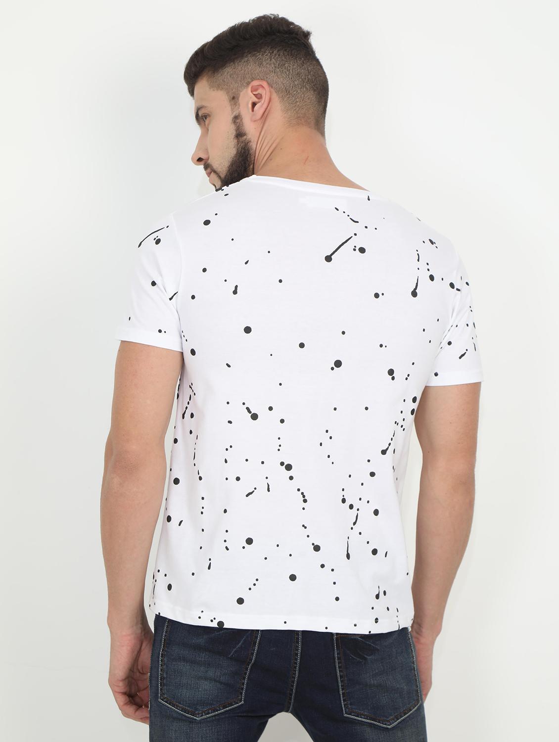 white all over print t-shirt - 16094330 - Zoom Image - 3
