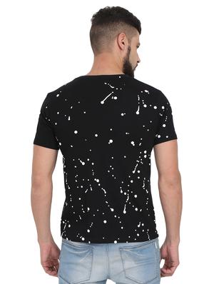 black all over print t-shirt - 16094332 - Standard Image - 3