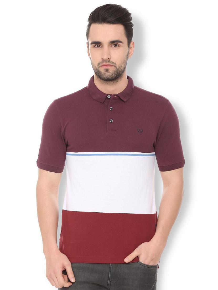 multicolor color block tshirt - 16095232 - Zoom Image - 1