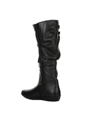 black knee length boots - 16096178 - Standard Image - 3