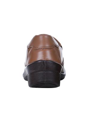 tan patent leather laceup casual shoes - 16096279 - Standard Image - 3