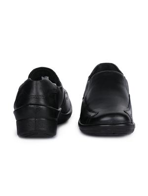 black patent leather slip on formal shoes - 16096398 - Standard Image - 3