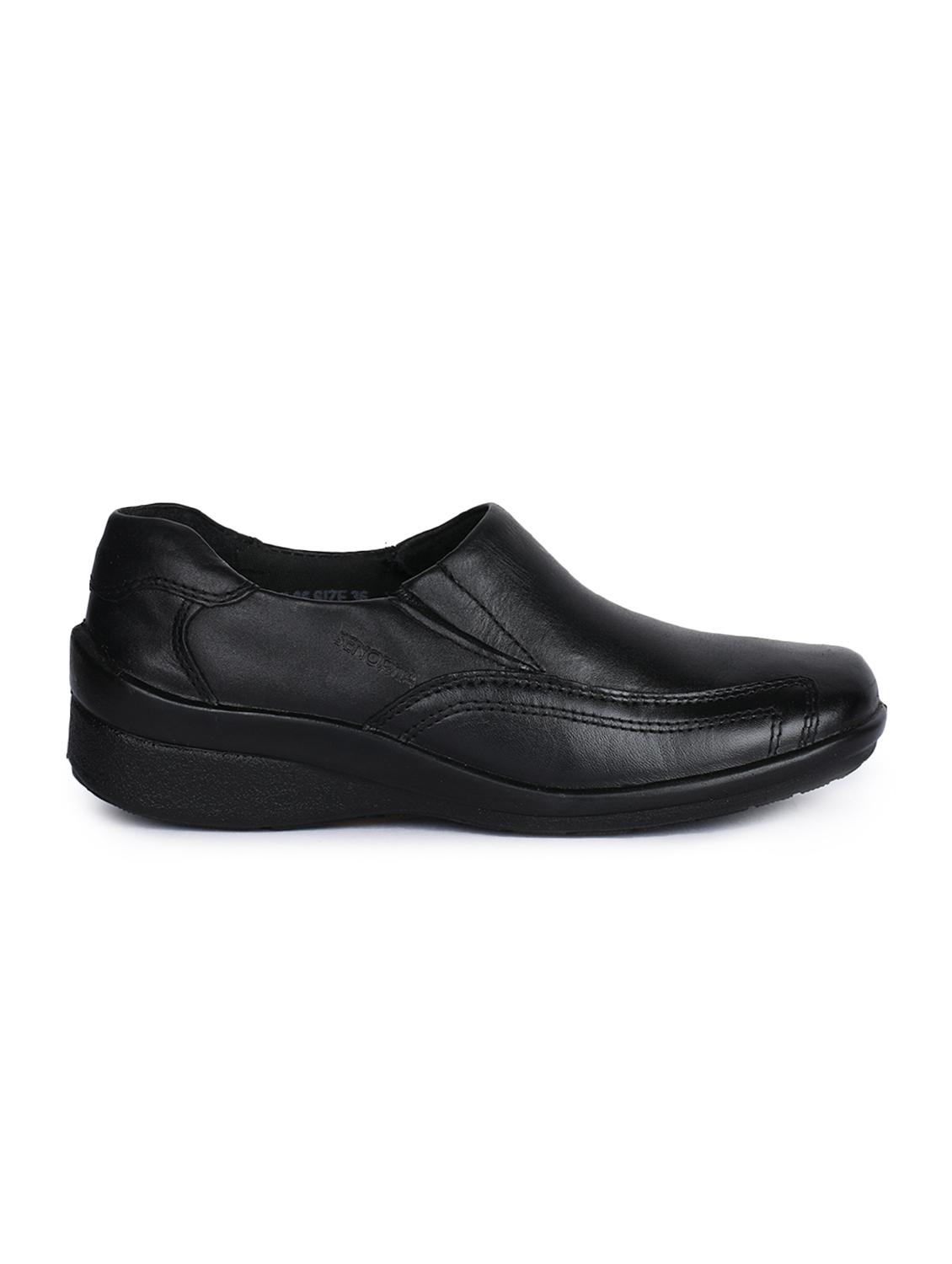 black patent leather slip on formal shoes - 16096398 - Zoom Image - 2