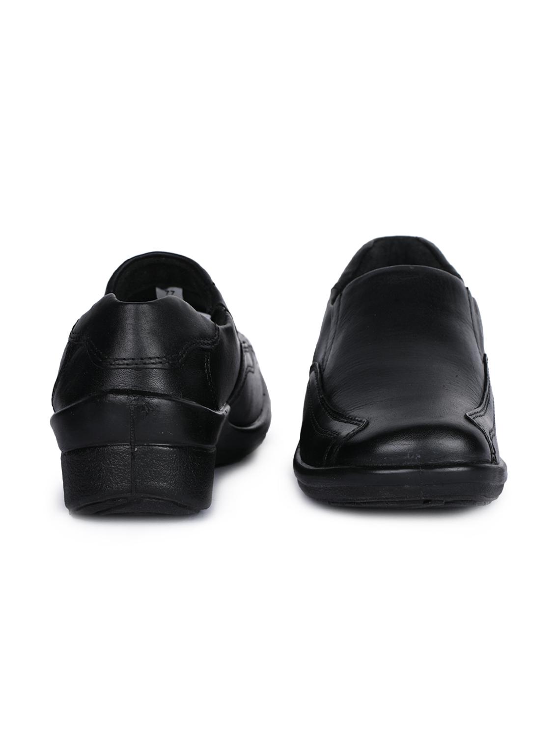 black patent leather slip on formal shoes - 16096398 - Zoom Image - 3